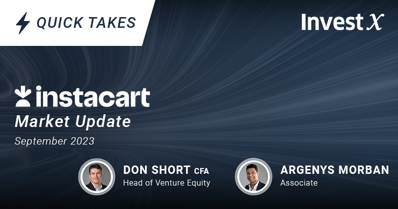 Instacart Market Update – September 2023